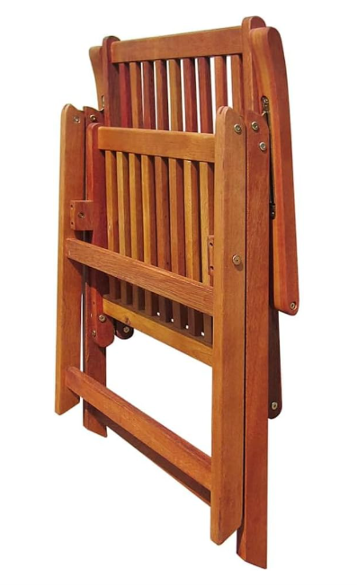 Krzesło ogrodowe składane z eukaliptusa