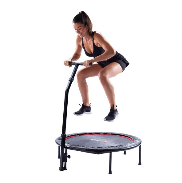 Trampolina fitness z poręczą christopeit T400 składana