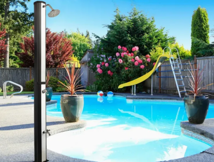 Prysznic ogrodowy solarny Viesta 35L - odporny na promieniowanie UV