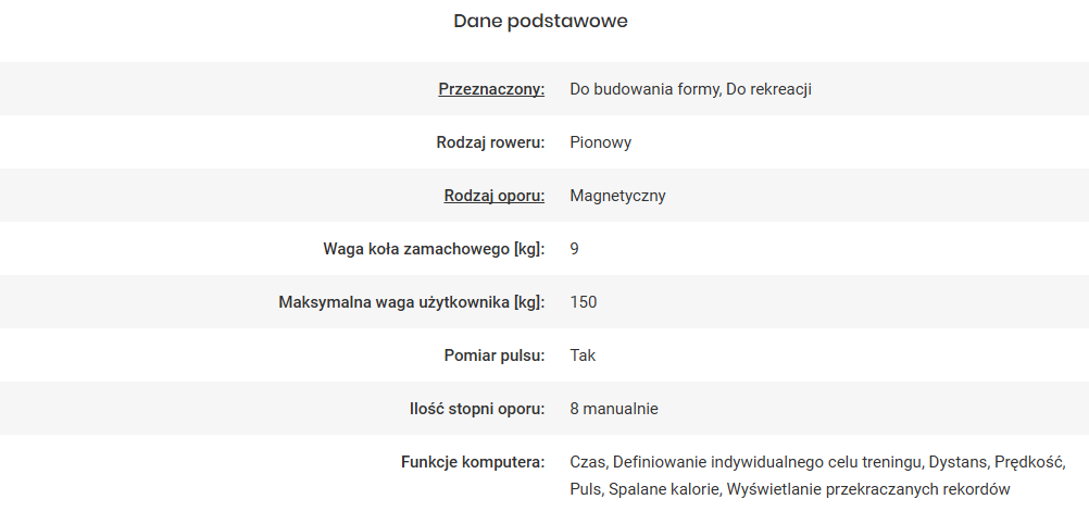 Rower magnetyczny CHRISTOPEIT SPORT AL 1 Czarny