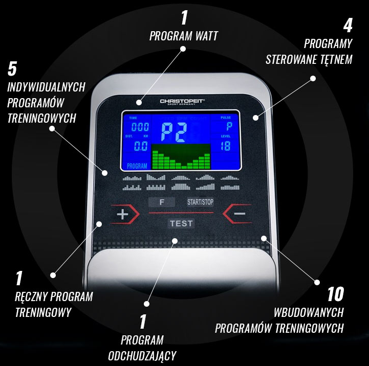 Rower treningowy Christopeit AX3000