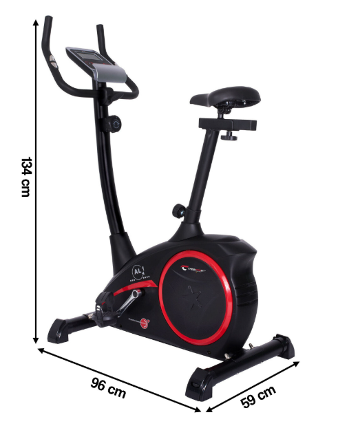 Rower magnetyczny CHRISTOPEIT SPORT AL 1 Czarny