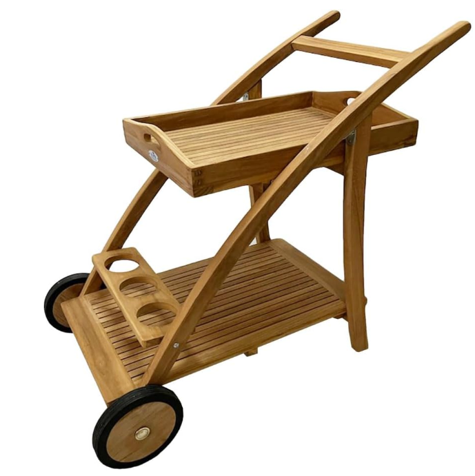 Wózek barowy z teaku KMH
