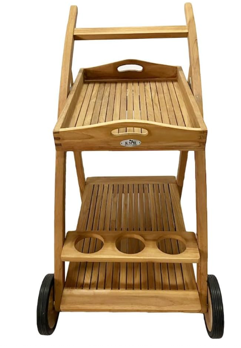Wózek barowy z teaku KMH