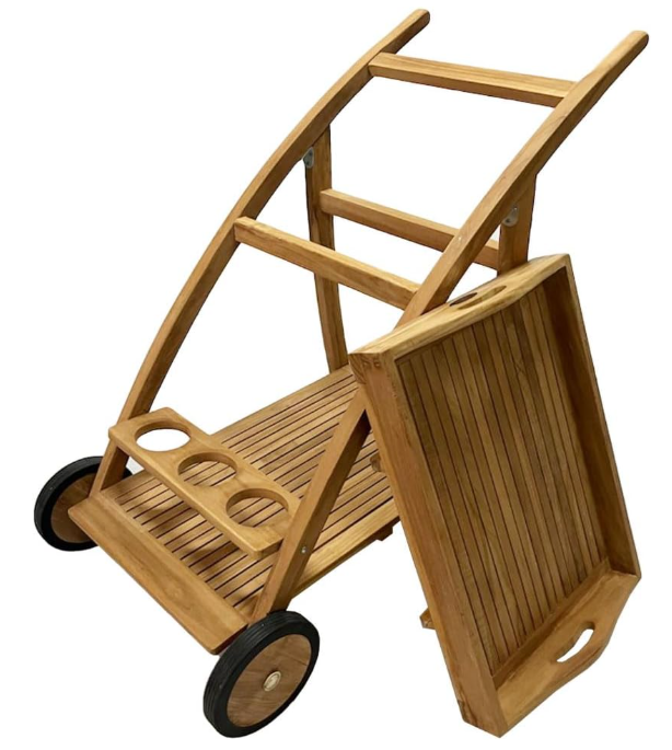 Wózek barowy z teaku KMH